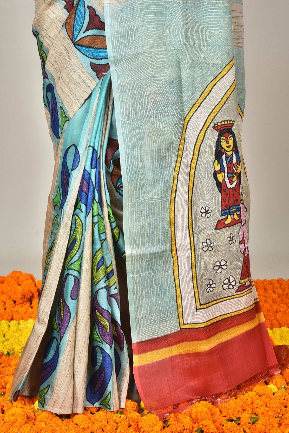 GACHI HANDPRINT JORI SAREE