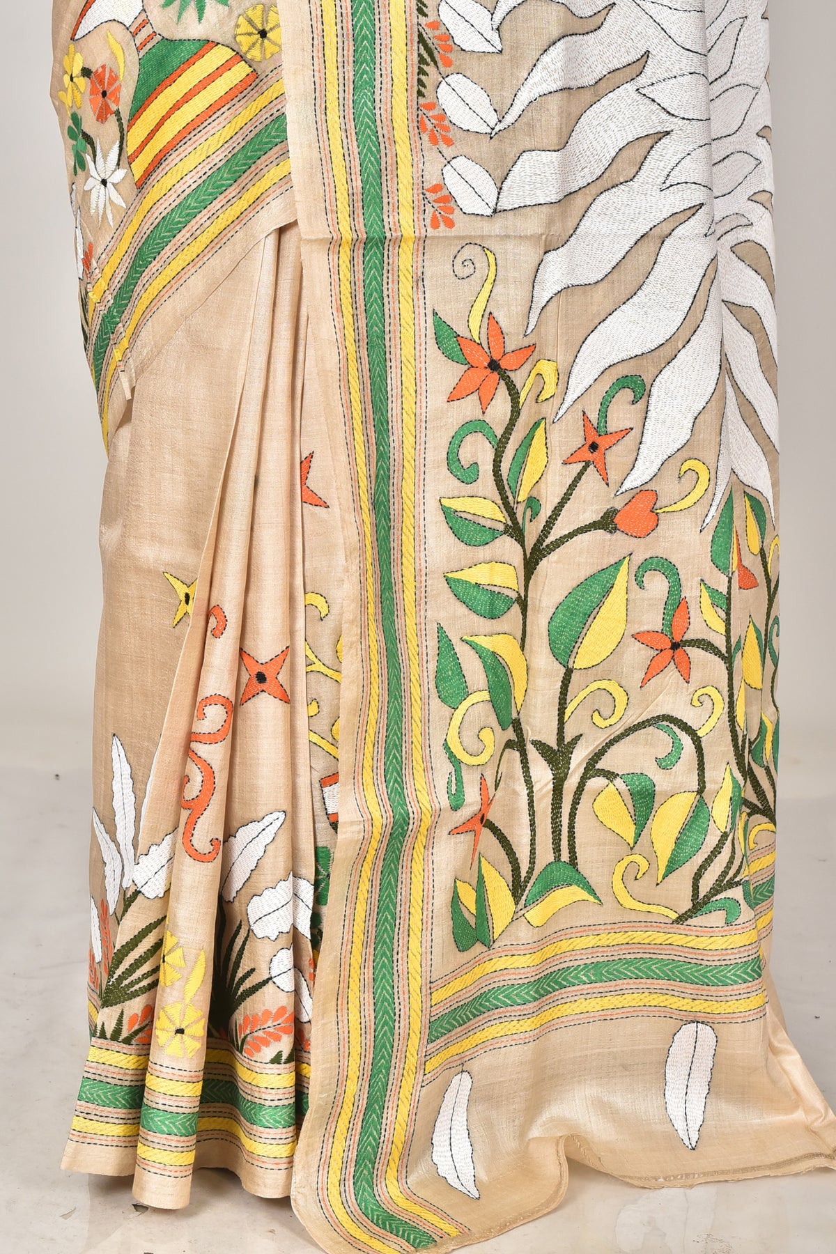 GACHI SILK KANTHA SAREE