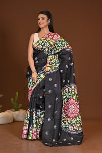 GACHI SILK KANTHA SAREE