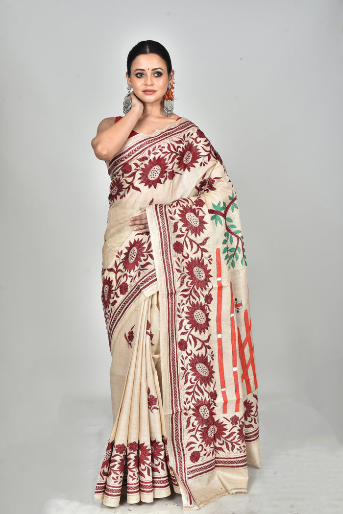 GACHI SILK KANTHA SAREE