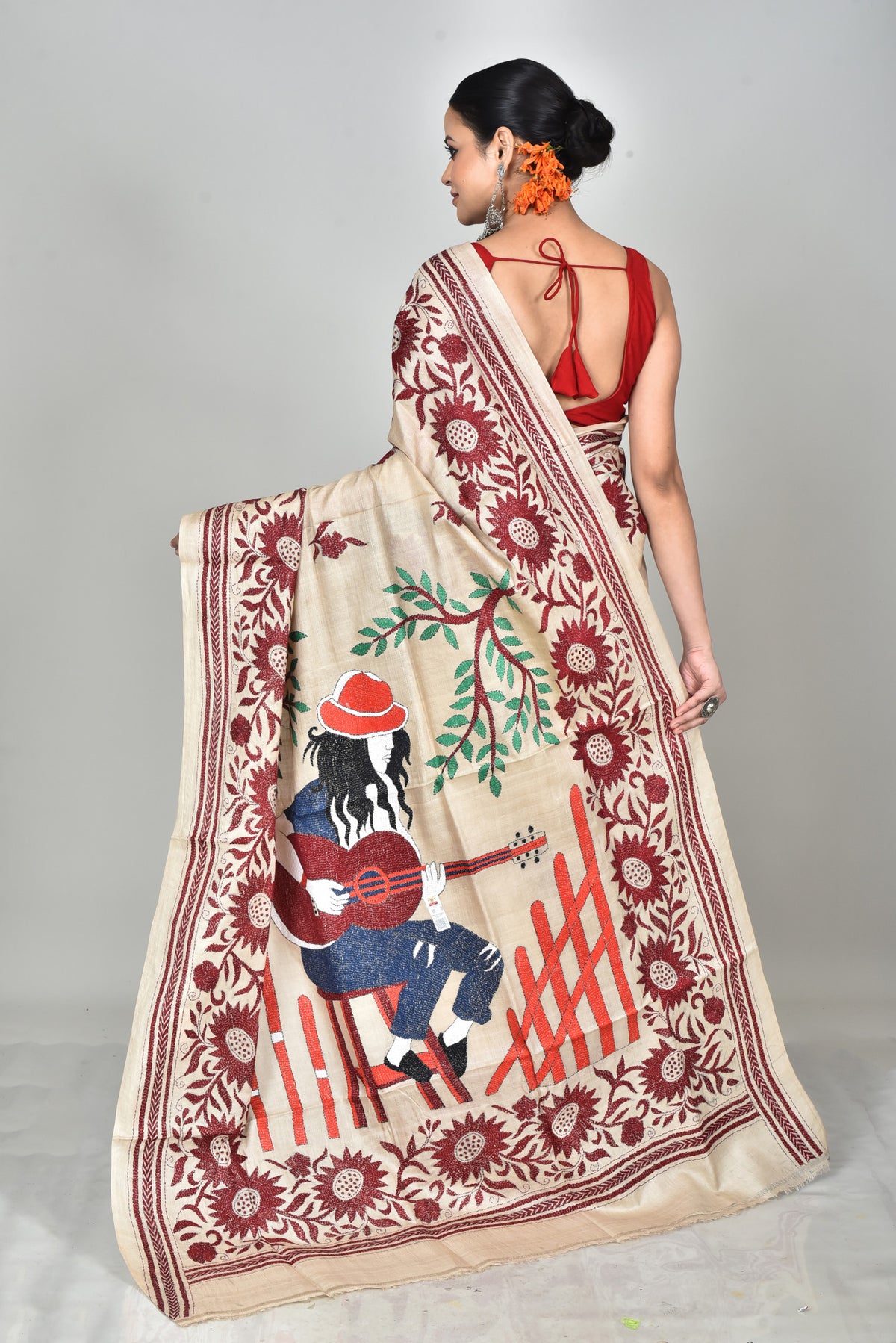 GACHI SILK KANTHA SAREE