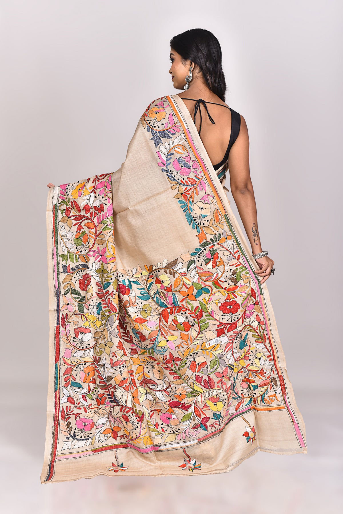 GACHI SILK KANTHA SAREE