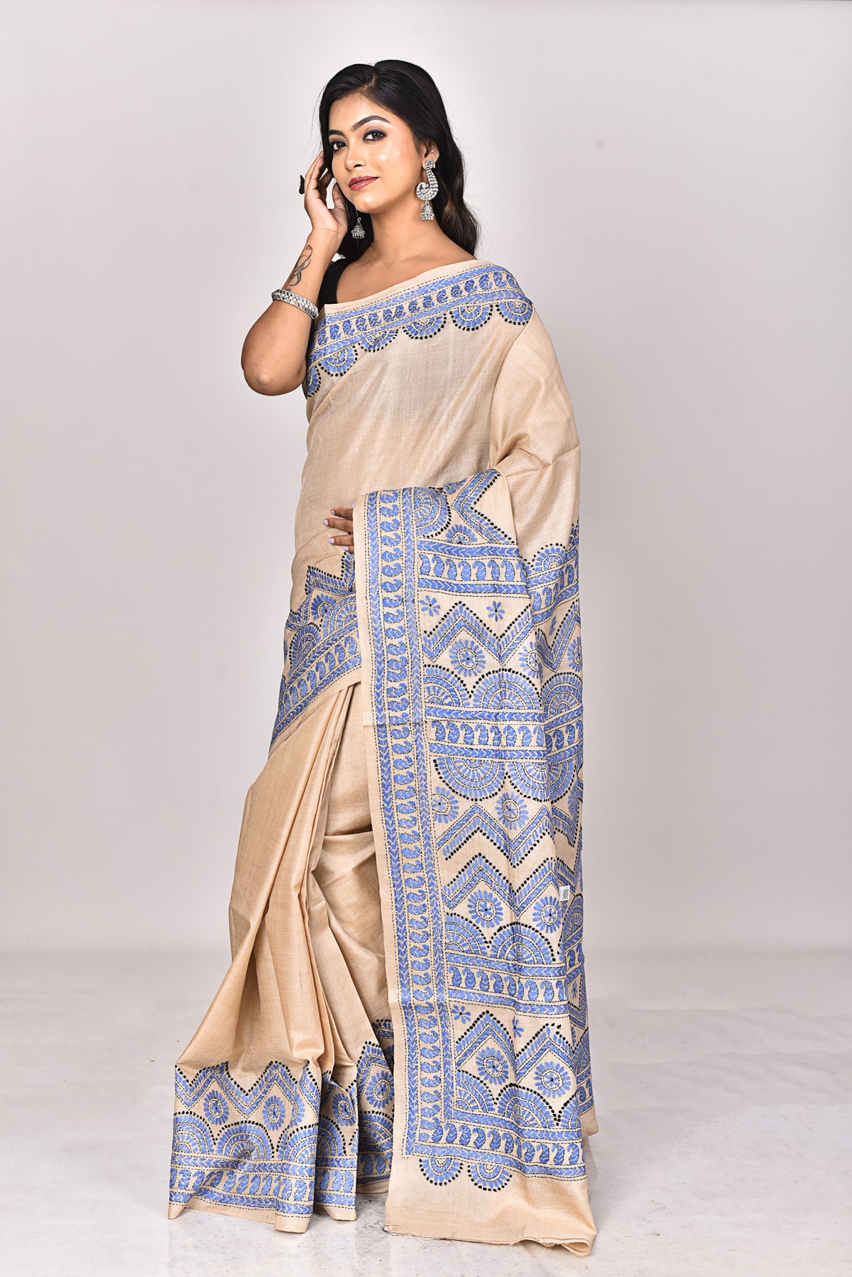GACHI SILK KANTHA SAREE