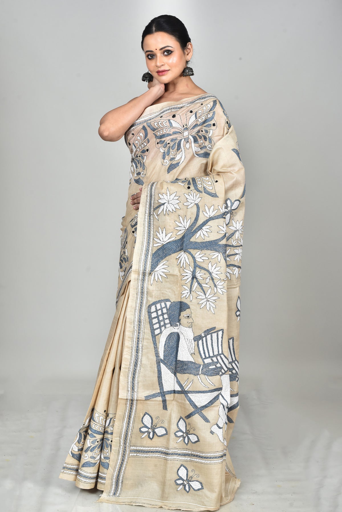 GACHI SILK KANTHA SAREE