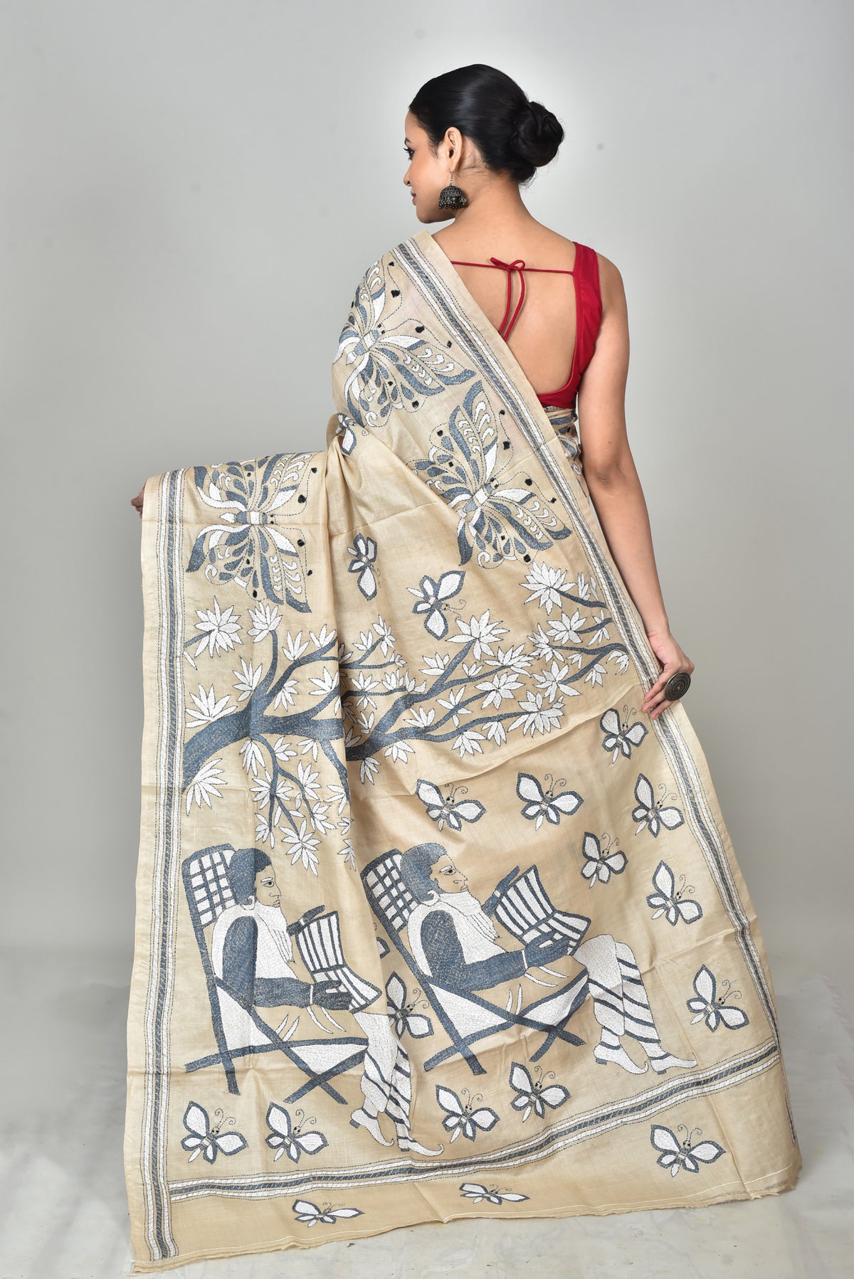 GACHI SILK KANTHA SAREE