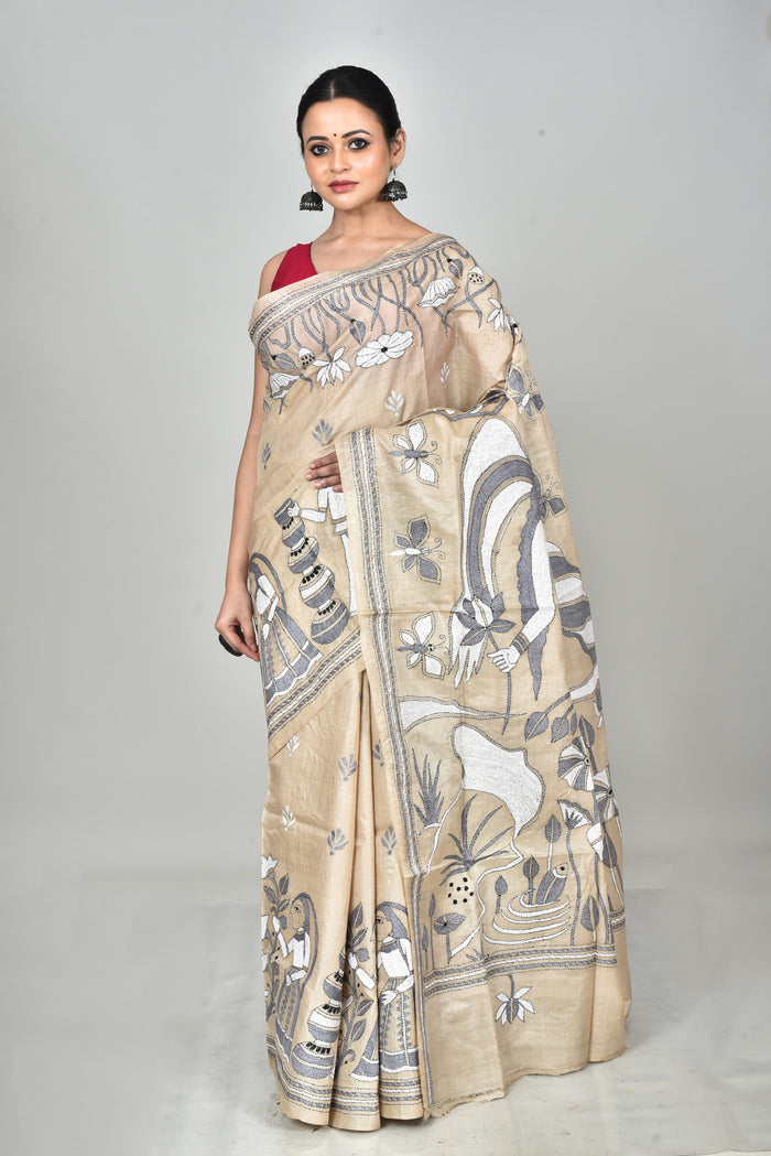 GACHI SILK KANTHA SAREE