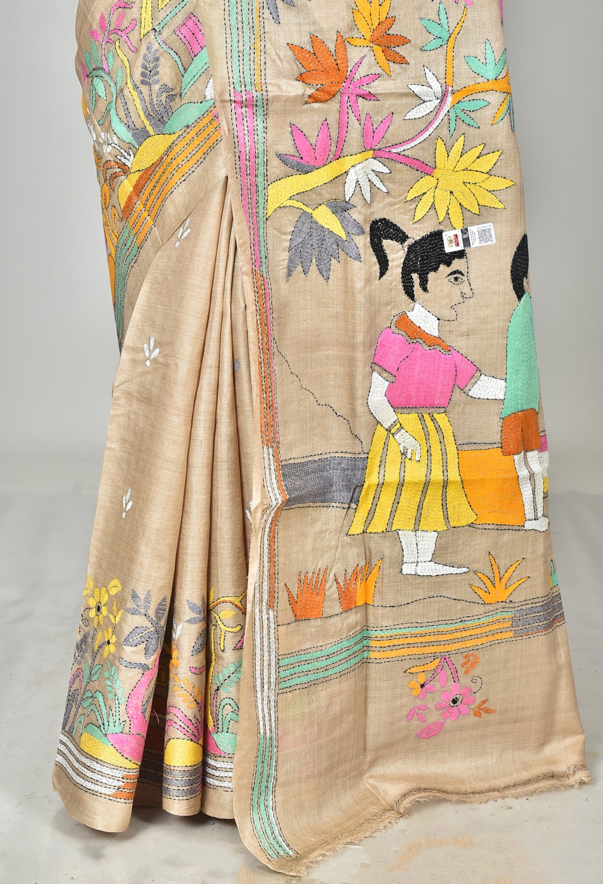 GACHI SILK KANTHA SAREE