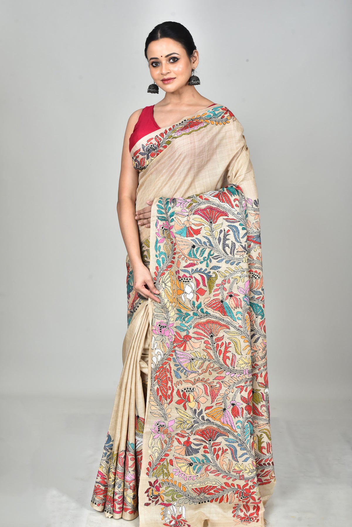 GACHI SILK KANTHA SAREE