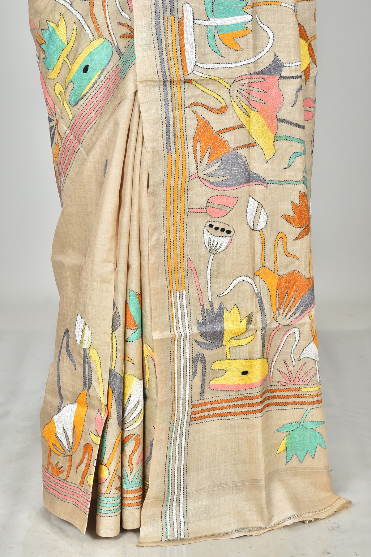 GACHI SILK KANTHA SAREE