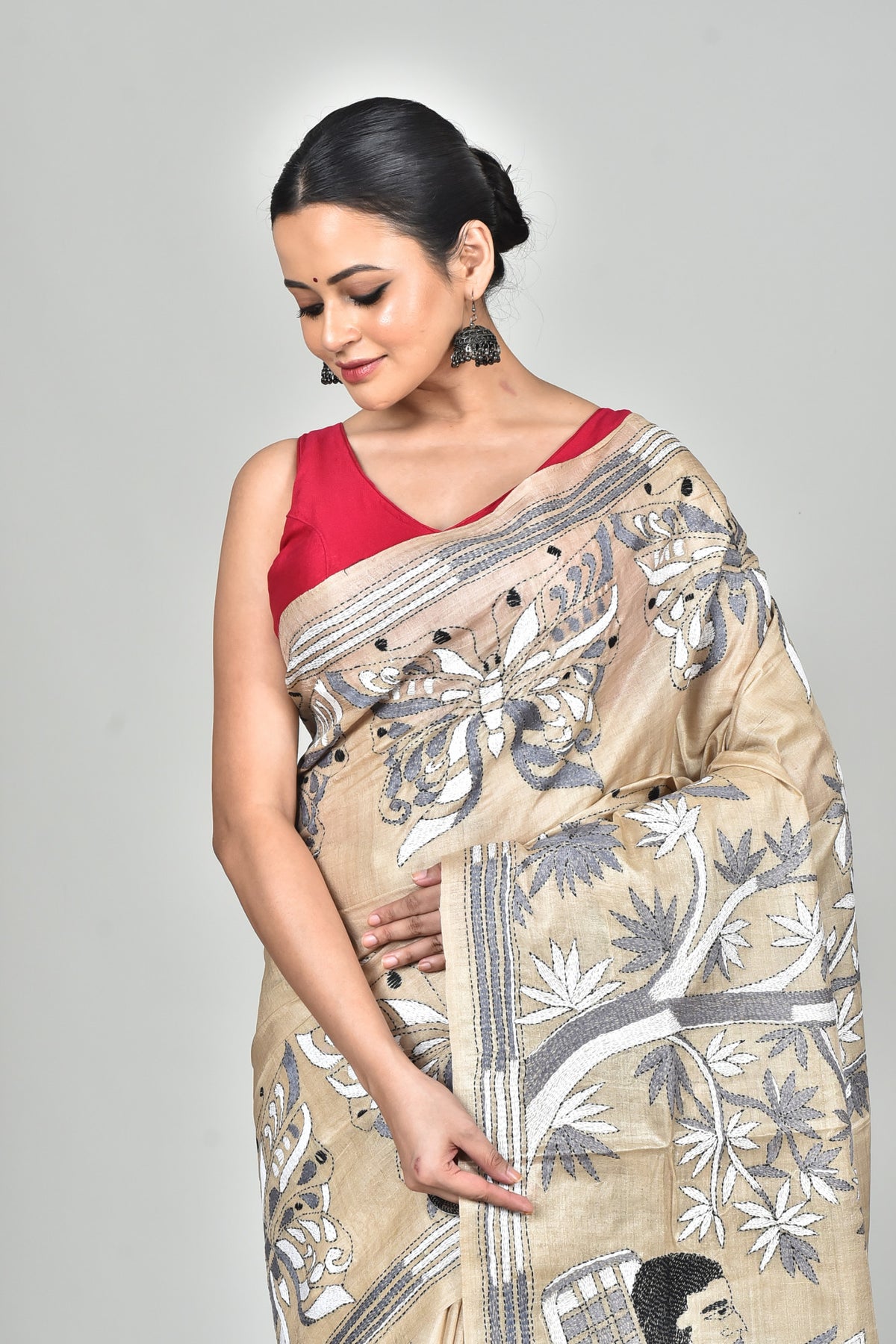 GACHI SILK KANTHA SAREE