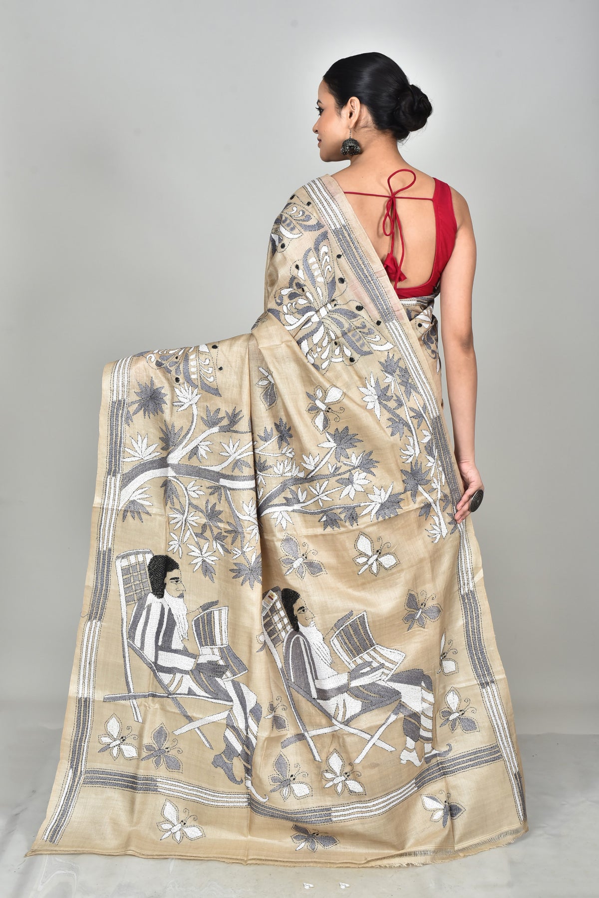 GACHI SILK KANTHA SAREE