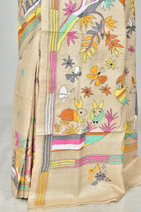 GACHI SILK KANTHA SAREE