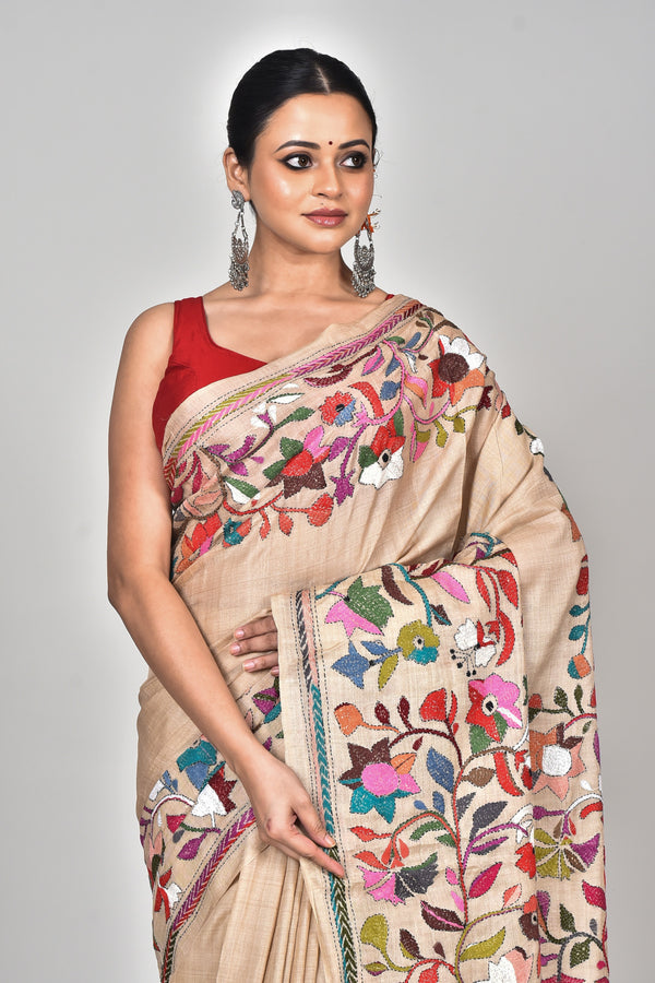 GACHI SILK KANTHA SAREE