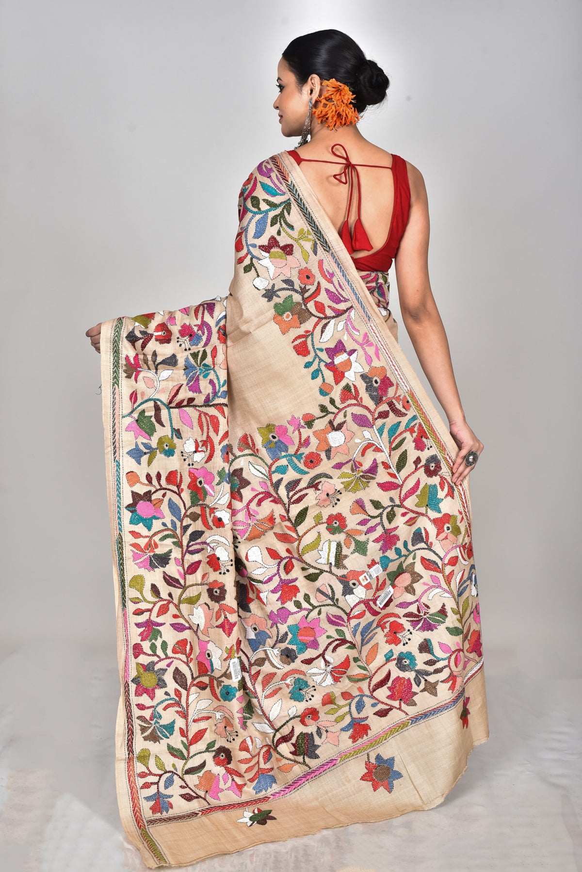 GACHI SILK KANTHA SAREE