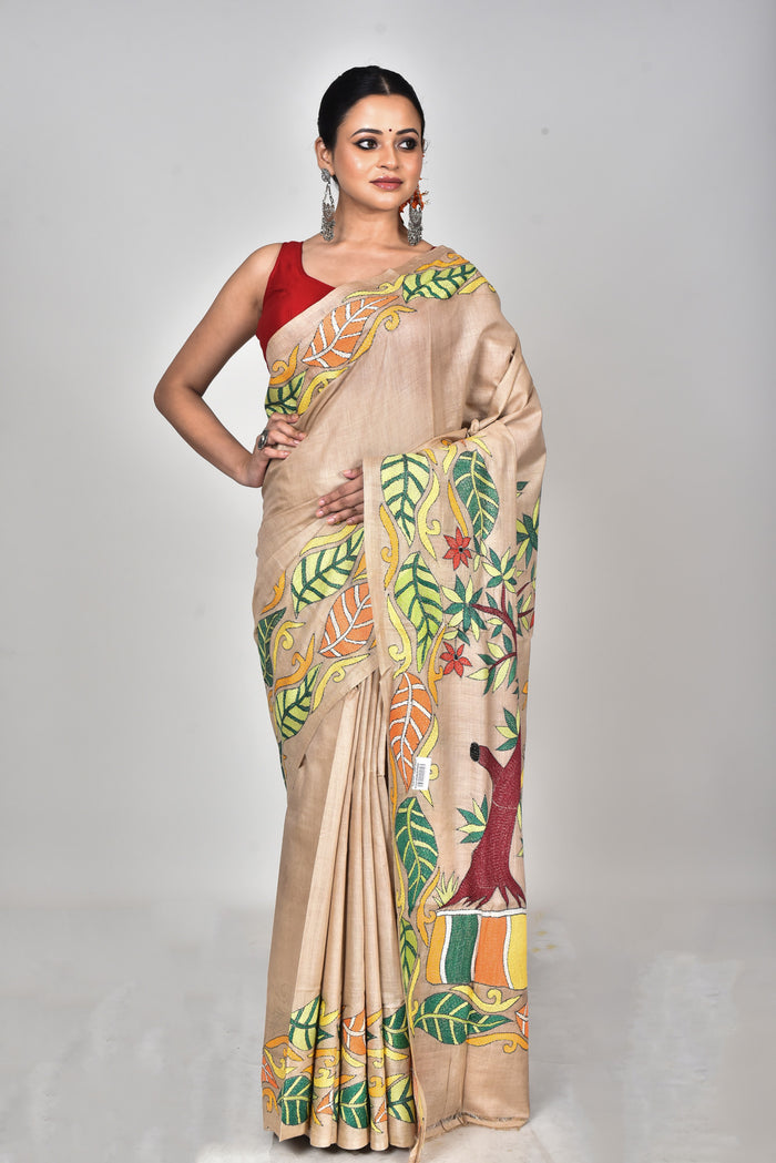 Gachi Silk Kantha Saree