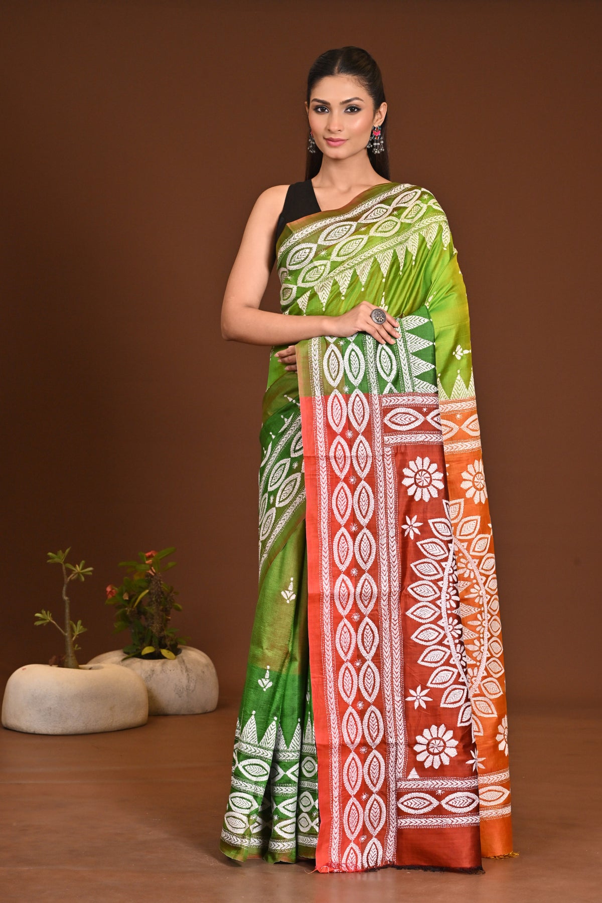 GACHI SILK KANTHA SAREE