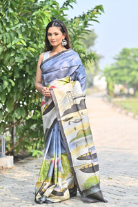 GACHI SILK KANTHA SAREE