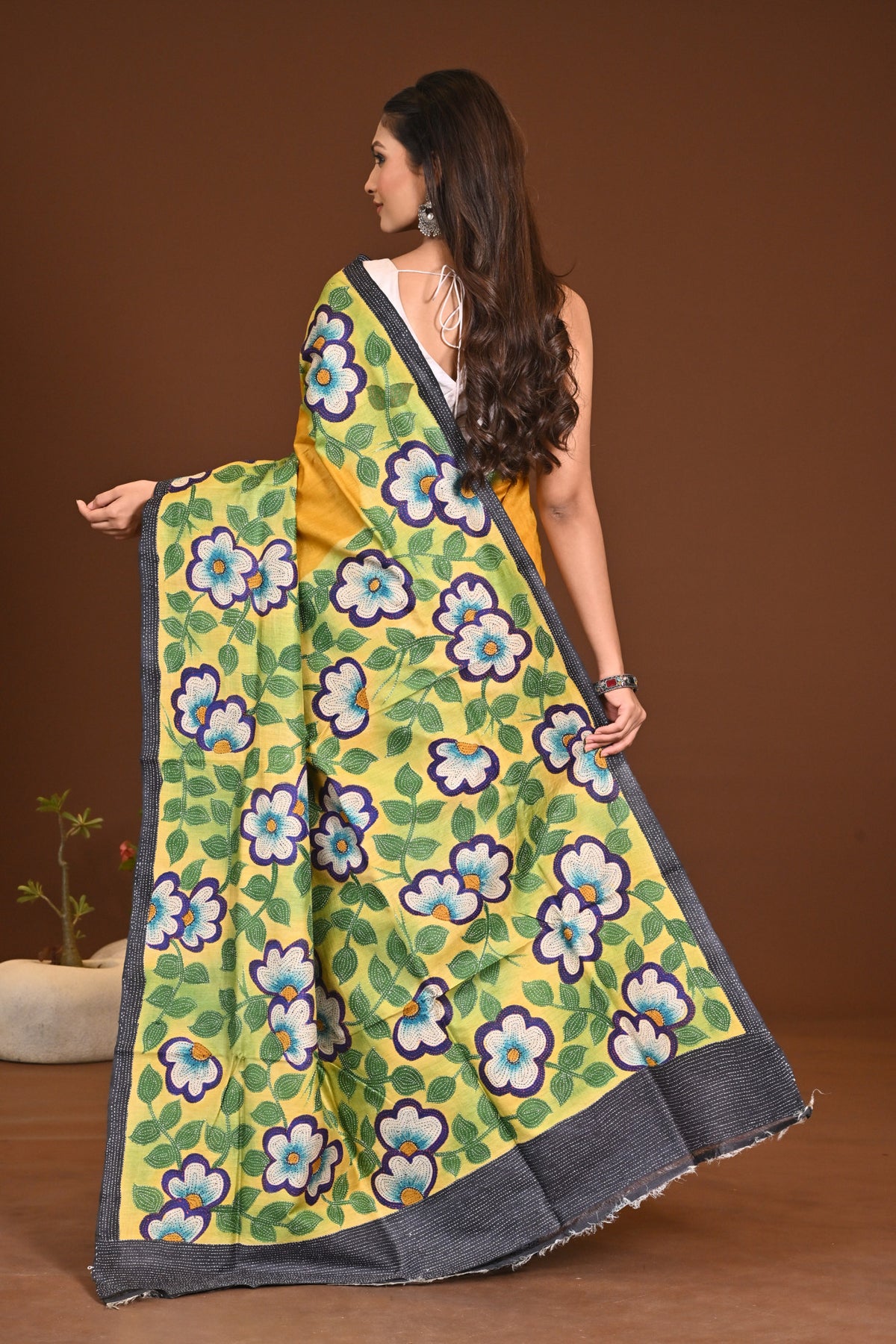 GACHI SILK KANTHA SAREE