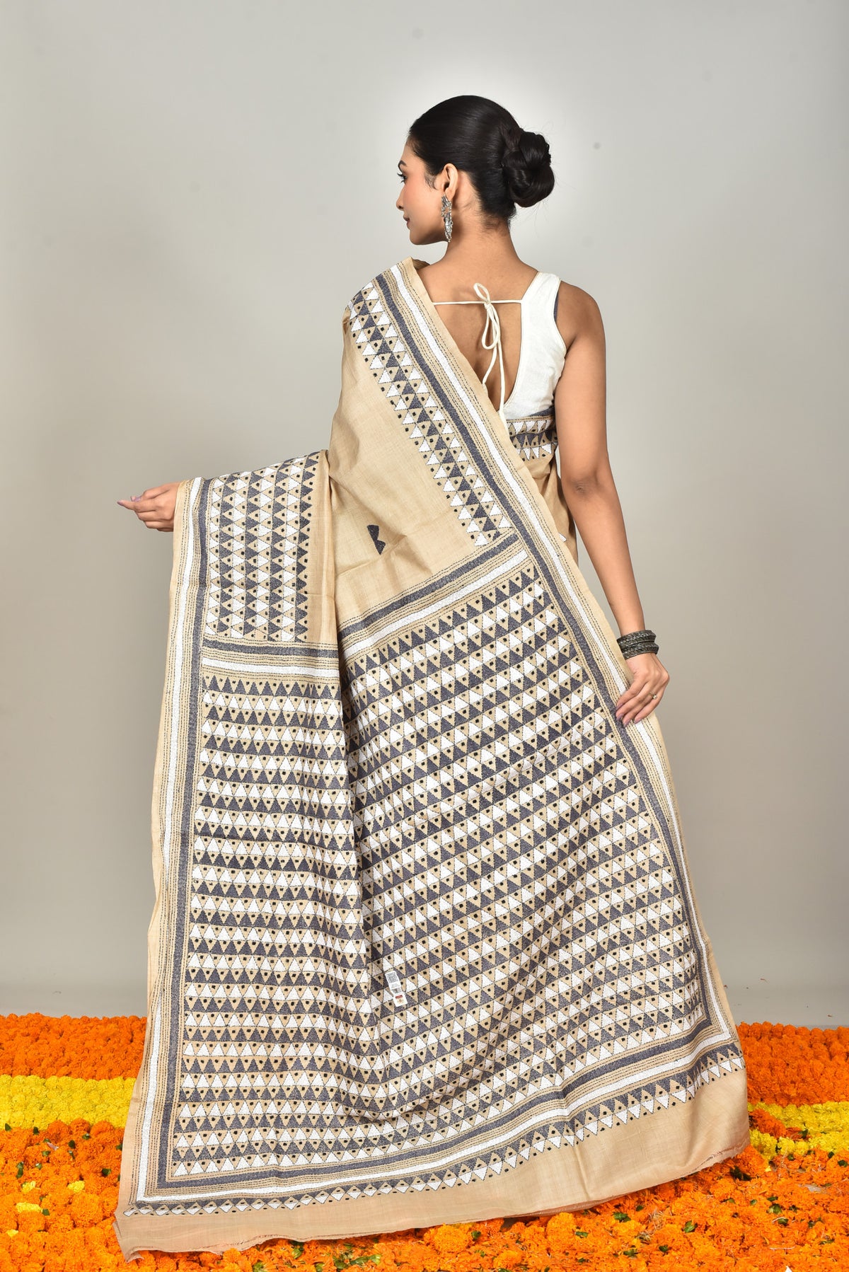 GACHI SILK KANTHA SAREE