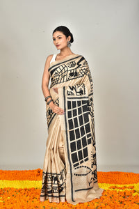 GACHI SILK KANTHA SAREE