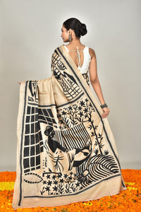 GACHI SILK KANTHA SAREE