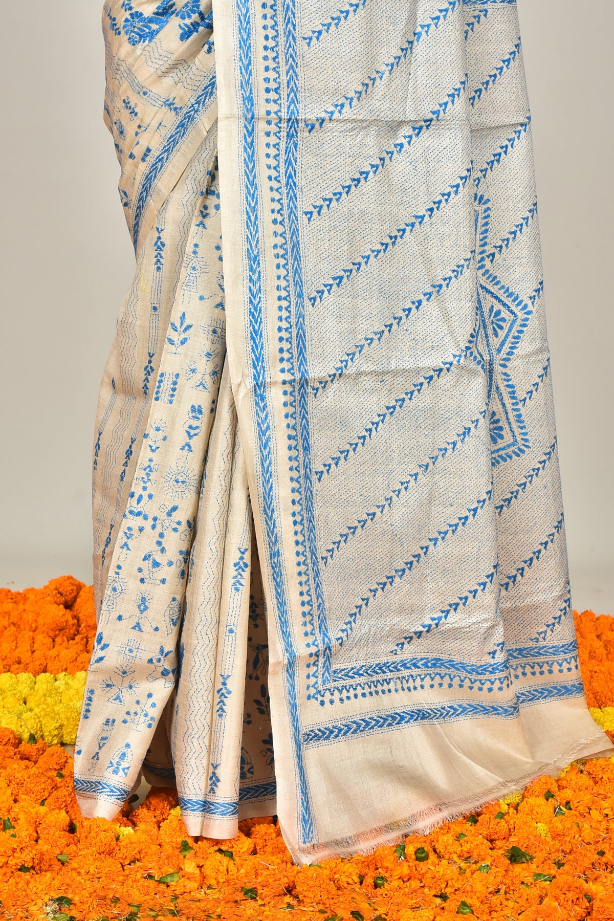GACHI SILK KANTHA SAREE