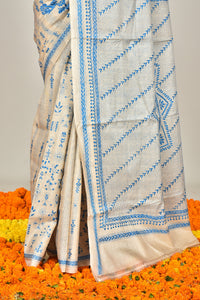 GACHI SILK KANTHA SAREE