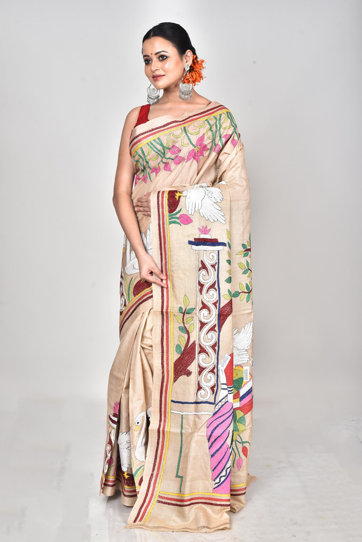 GACHI SILK KANTHA SAREE