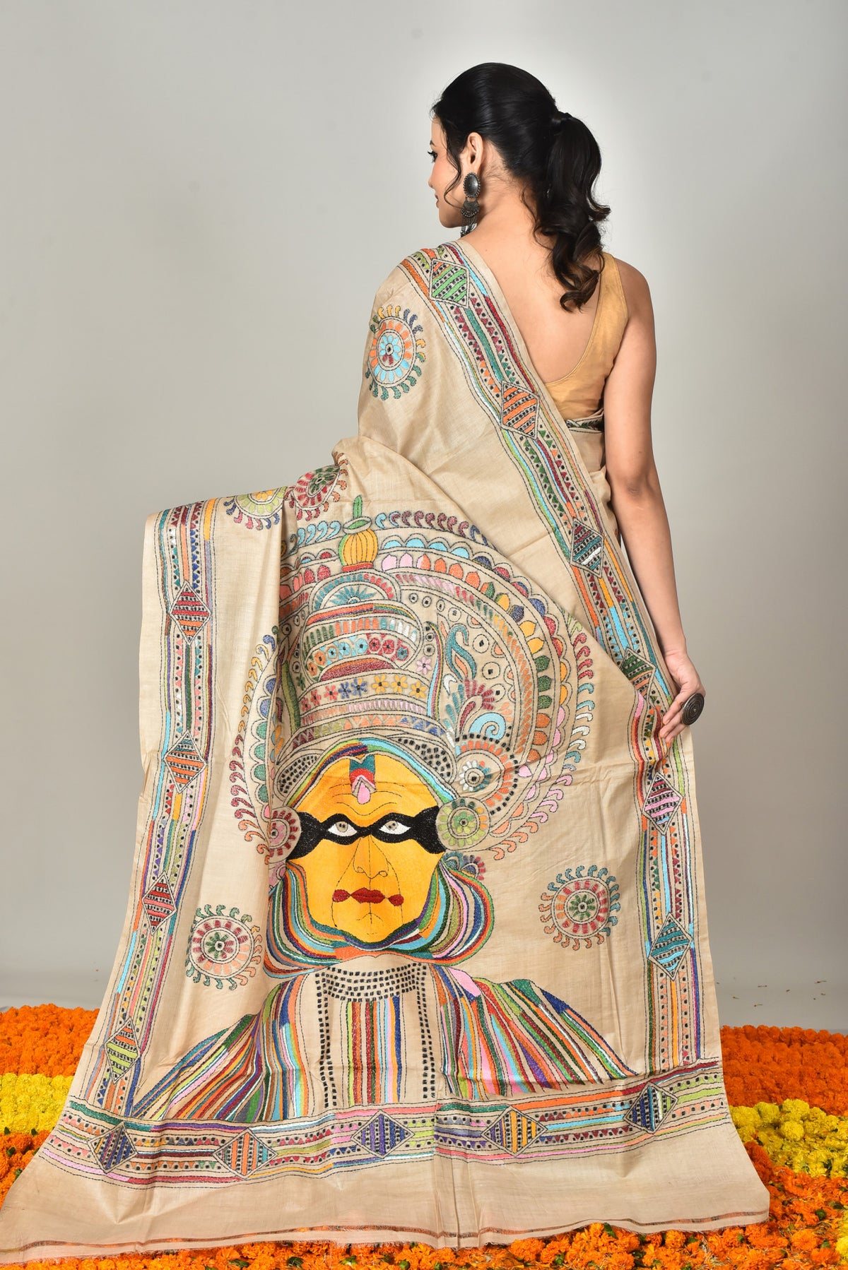 GACHI SILK KANTHA SAREE