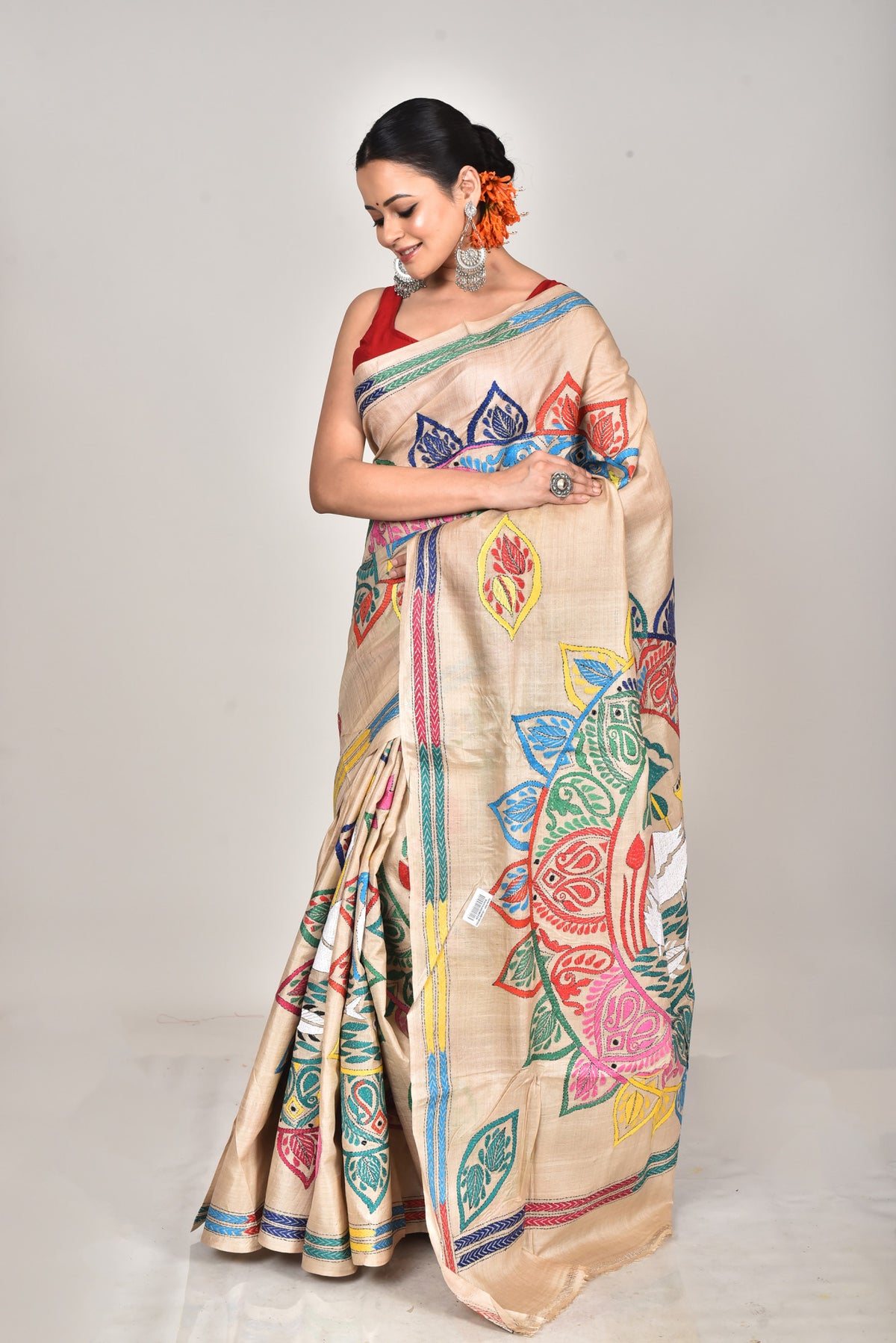 GACHI SILK KANTHA SAREE