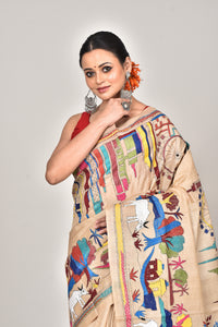 GACHI SILK KANTHA SAREE