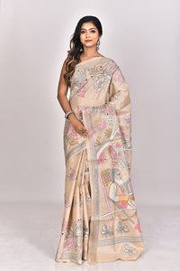 GACHI TUSSAR SILK KANTHA SAREE