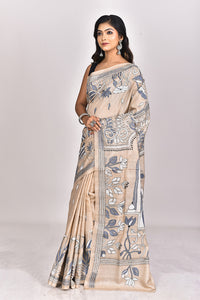 GACHI TUSSAR SILK KANTHA SAREE