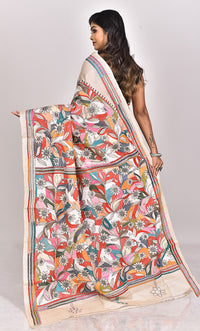 GACHI TUSSAR SILK KANTHA SAREE