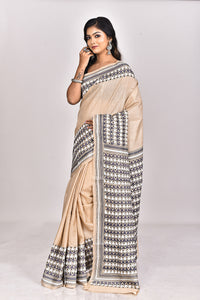 GACHI TUSSAR SILK KANTHA SAREE