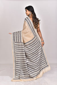 GACHI TUSSAR SILK KANTHA SAREE