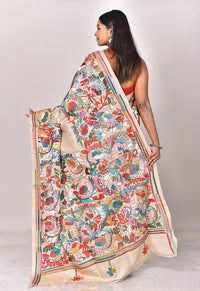 GACHI TUSSAR SILK KANTHA SAREE