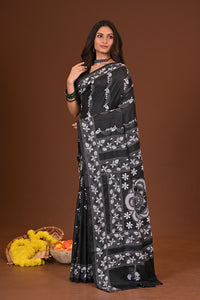 GAHANA BLENDED SILK KANTHA SAREE