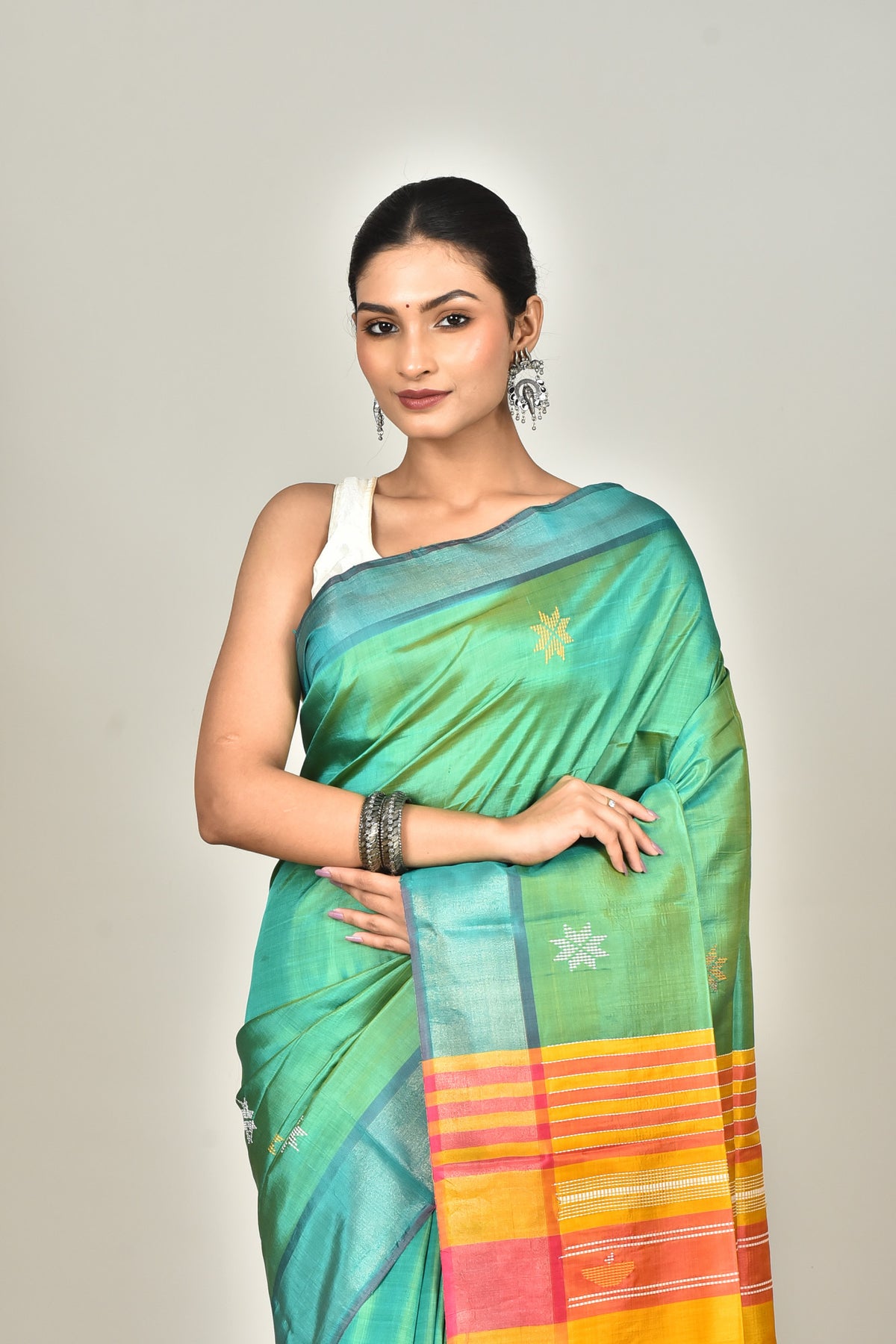 HANDLOOM JARI PAR GALANI SAREE