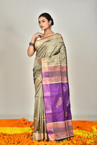 HANDLOOM JARI PAR GALANI SAREE