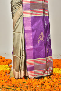 HANDLOOM JARI PAR GALANI SAREE