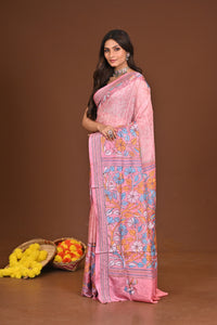 SIDDHIDATRI BLENDED SILK KANTHA SAREE