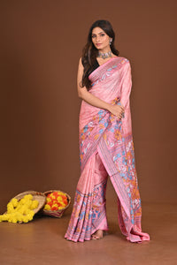 SIDDHIDATRI BLENDED SILK KANTHA SAREE