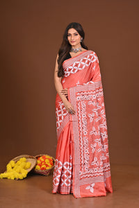 PRATYANGIRA BLENDED SILK KANTHA SAREE