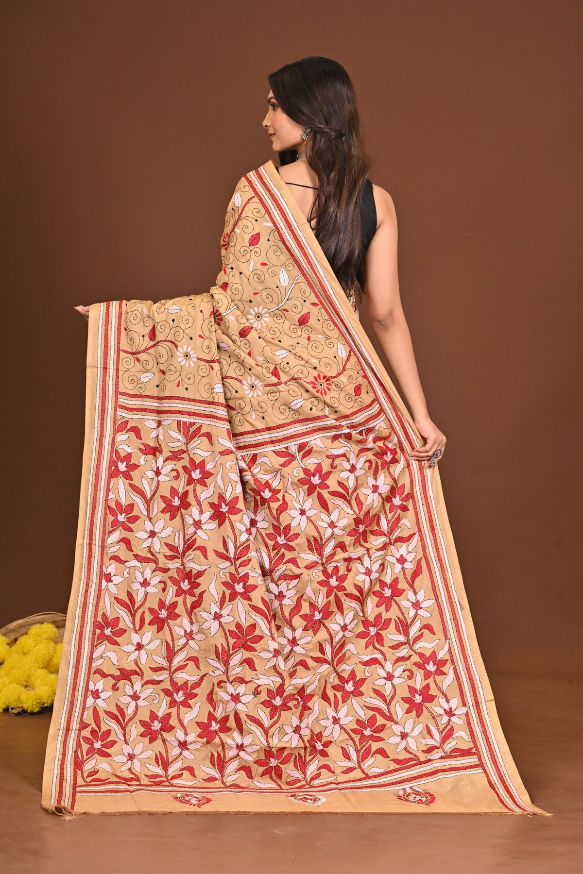 RATNAPRIYA BLENDED SILK KANTHA SAREE