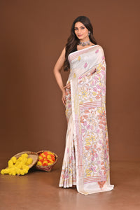 MAHAGAURI BLENDED SILK KANTHA SAREE