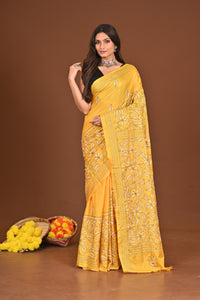 VIJAYA BLENDED SILK KANTHA SAREE