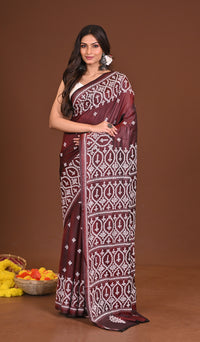 SHEULISHUBHRA BLENDED SILK KANTHA SAREE
