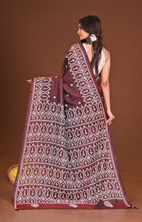 SHEULISHUBHRA BLENDED SILK KANTHA SAREE