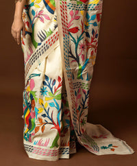 Tussar Silk Kantha Saree